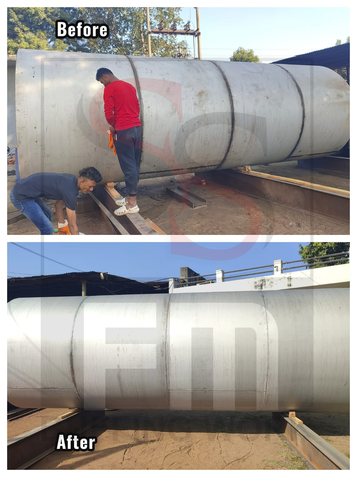 Chemical Treatment on SS Piping